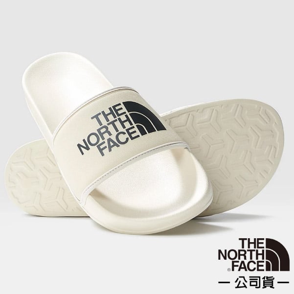 【The North Face】男BASE CAMP SLIDE III 轻量便利LOGO拖鞋/4T2R-8F1 沙石白✿30E010